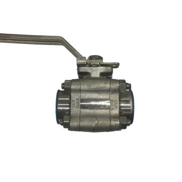 Manual titanium npt threaded ball valve class 800